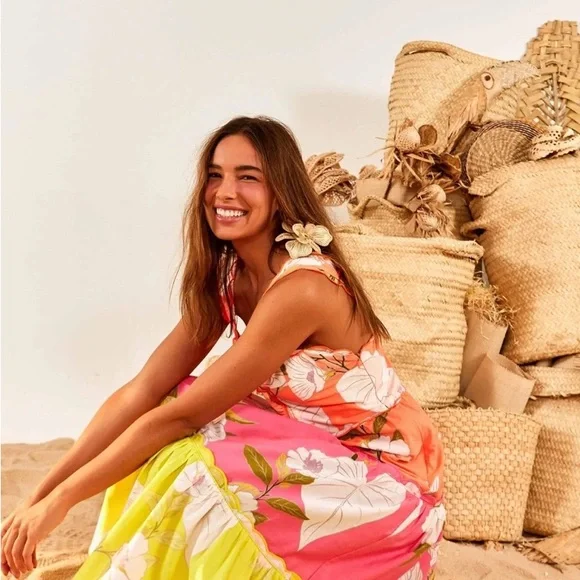 FARM Rio Vibrant Floral Maxi Dress - Picture 3 of 5